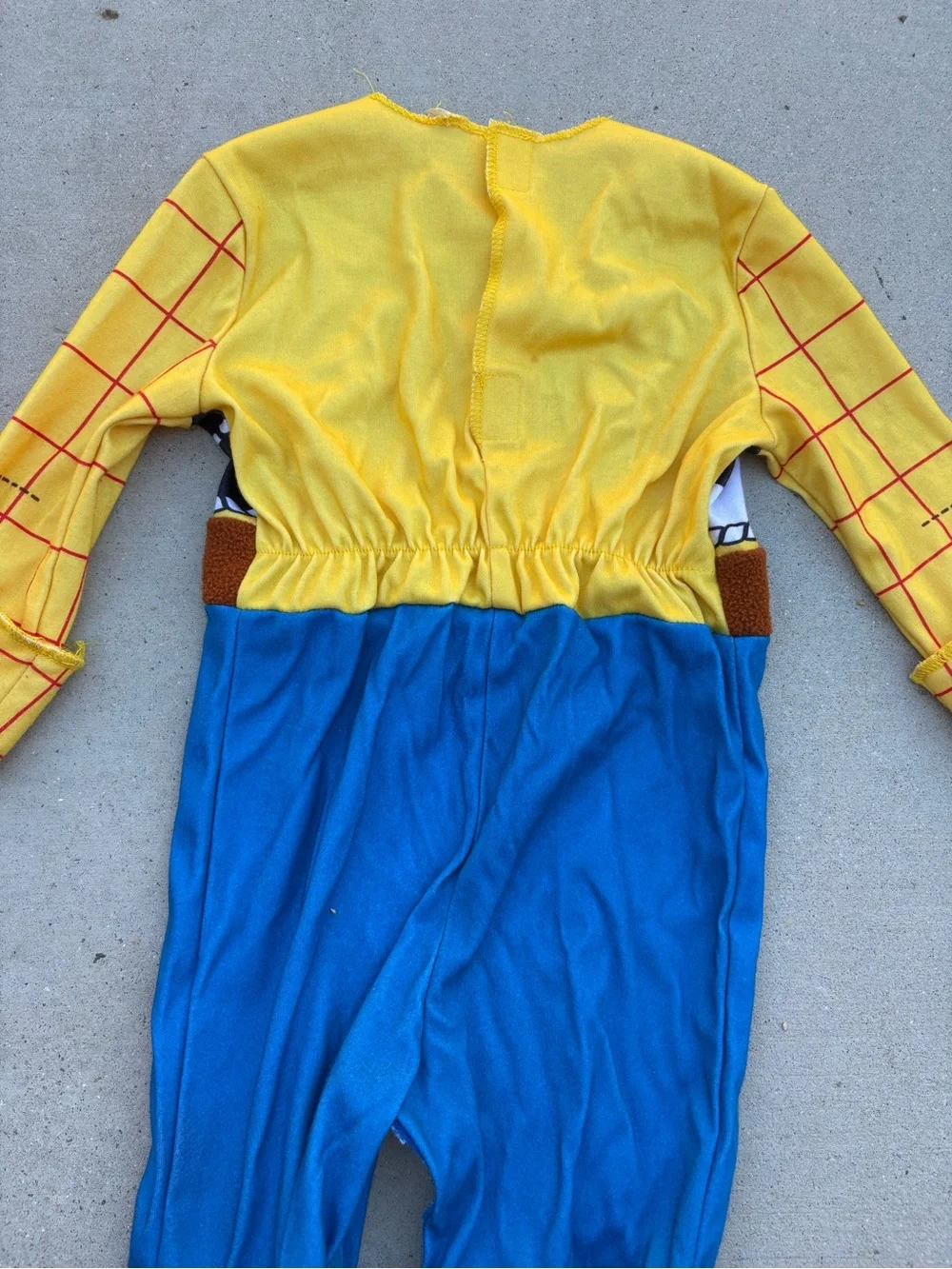 Cowboy Sheriff One-Piece Costume with Bright Blue Pants
